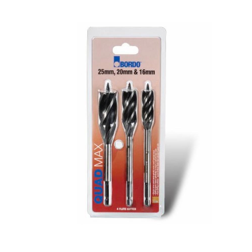 Bordo 2673-S1 3pce 16-25mm Quad Max Cutter Set – image 1