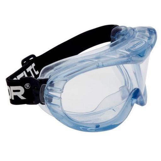 3M 7010341818 (40173-00000) Fahrenheit Series Splash Goggle Black Indirect Vent Clear Anti Fog Lens – image 2