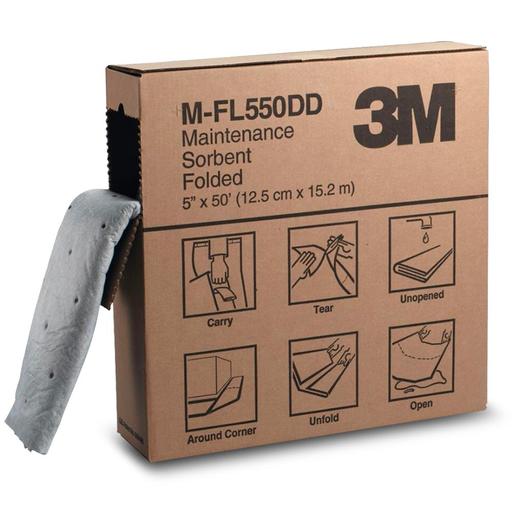 3M 7000001951 (70070408771) 125mm x 12.2m General Purpose Folded Sorbents Pads