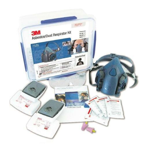 3M 7012869567 (AT010601600) P2/P3 Asbestos & Dust Respirator Kit with Half Face Respirator Mask (Medium) – image 2
