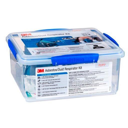 3M 7012869567 (AT010601600) P2/P3 Asbestos & Dust Respirator Kit with Half Face Respirator Mask (Medium) – image 5