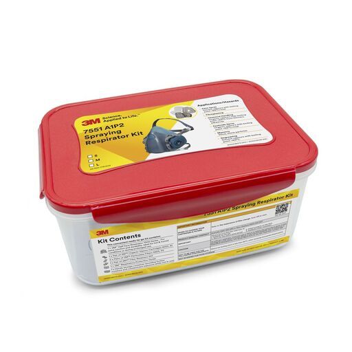 3M 7012887713 (AT010623380) Spraying Respirator Kit 7551 A1P2 - Medium – image 3