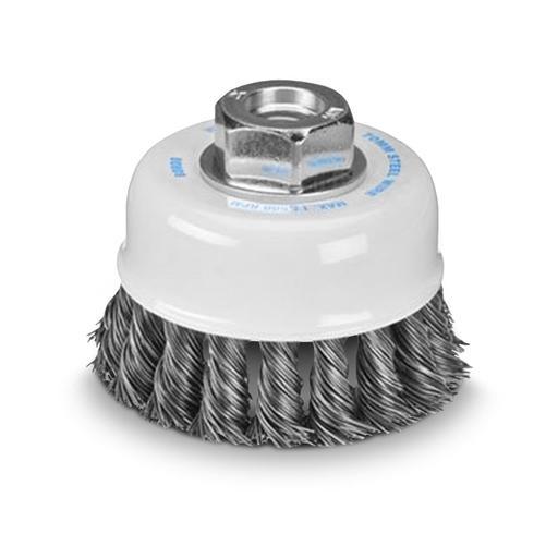 Bordo 5100-90-3.5 90mm 1 Row 0.50mm Twist Knot Cup Brush – image 2