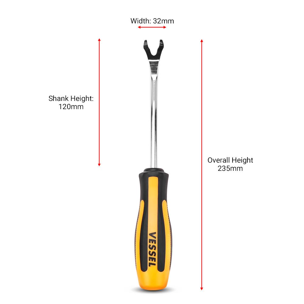 Vessel 970CR2SC 2pce Megadora Clip Remover Set – image 3