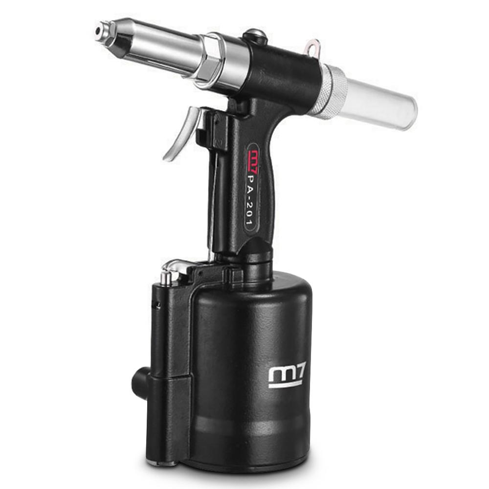Mighty Seven M7 M7-PA201 2.4mm - 6.4mm Rivet 14mm Stroke Hydraulic Air Riveter – image 1