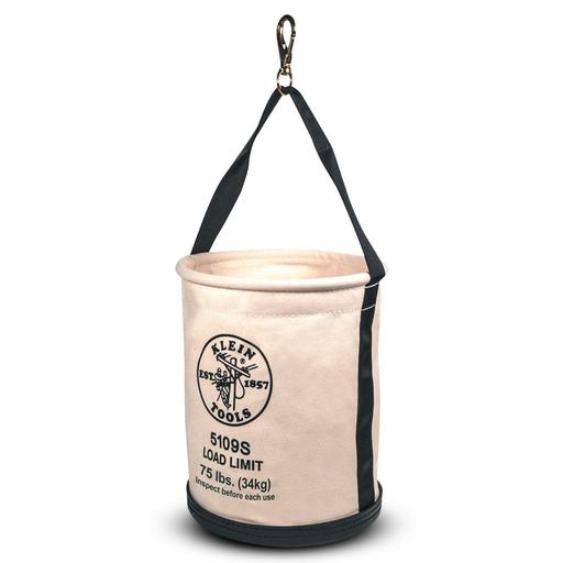Klein A-5109S 34kg Max Straight-Walled Bucket Bag Swivel Snap