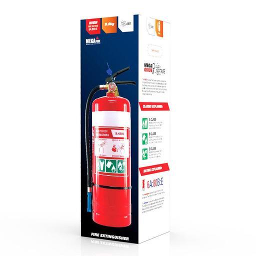MegaFire MF9ABE 9kg ABE Fire Extinguisher With Wall Bracket – image 2