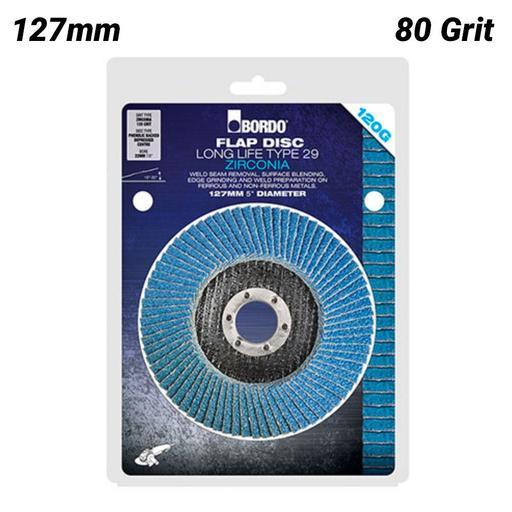 Bordo 7500-FD127Z80S 127mm 80 Grit Zirconia Flap Disc