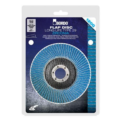 Bordo 7500-FD115Z80S 115mm 80 Grit Zirconia Flap Disc – image 2