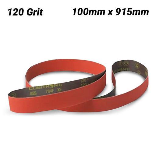3M 7012867542 (AC019430472) 100mm x 915mm Cubitron II 784F 120 Grit Belt