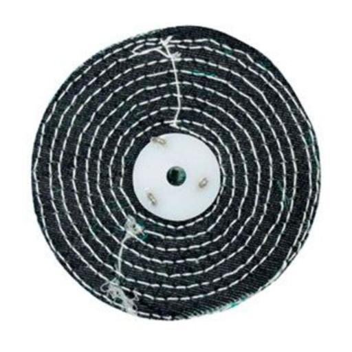 Bordo 5202-200X2 200mm 100 Fold 2 Section Stitched Rag Polishing Mop 