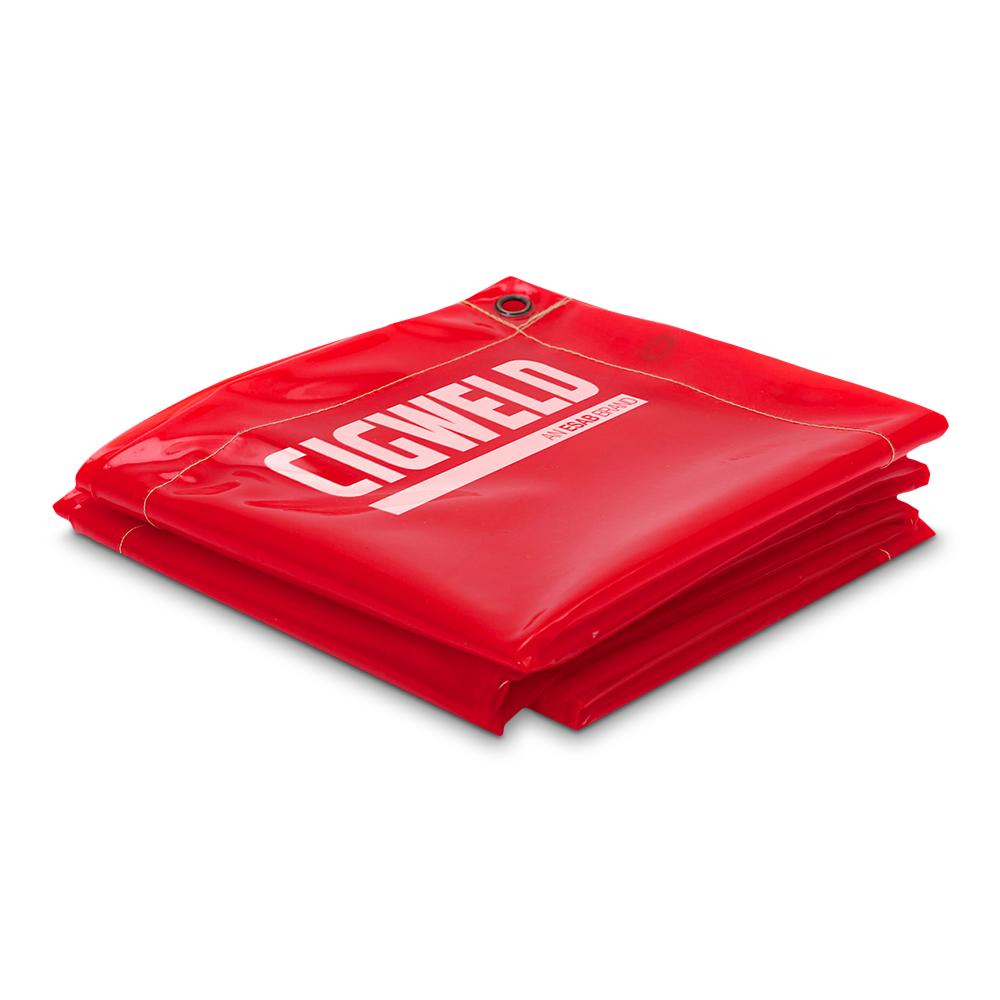 Cigweld 646777 WeldSkill Welding Curtain - Red – image 1
