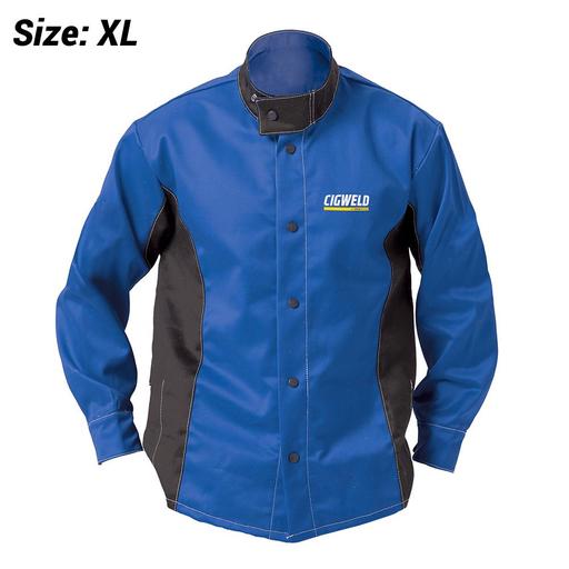 Cigweld 646773 Welding Jacket Blue/Black - XL