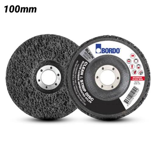 Bordo 5230-100S 100mm Black Medium Finish Clean & Strip Disc 
