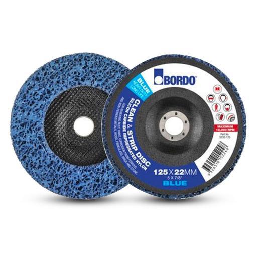 Bordo 5232-115S 115mm Blue Long Life Clean & Strip Disc  – image 2