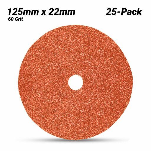 3M 7000028199-25PK (60440229585) 25-Pack 125mm x 22mm Cubitron II 987C 60 Grit Fibre Disc