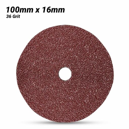 3M 7000000400-25PK (60440230021) 25-Pack 100mm x 16mm Cubitron II 982C 36 Grit Fibre Disc – image 2