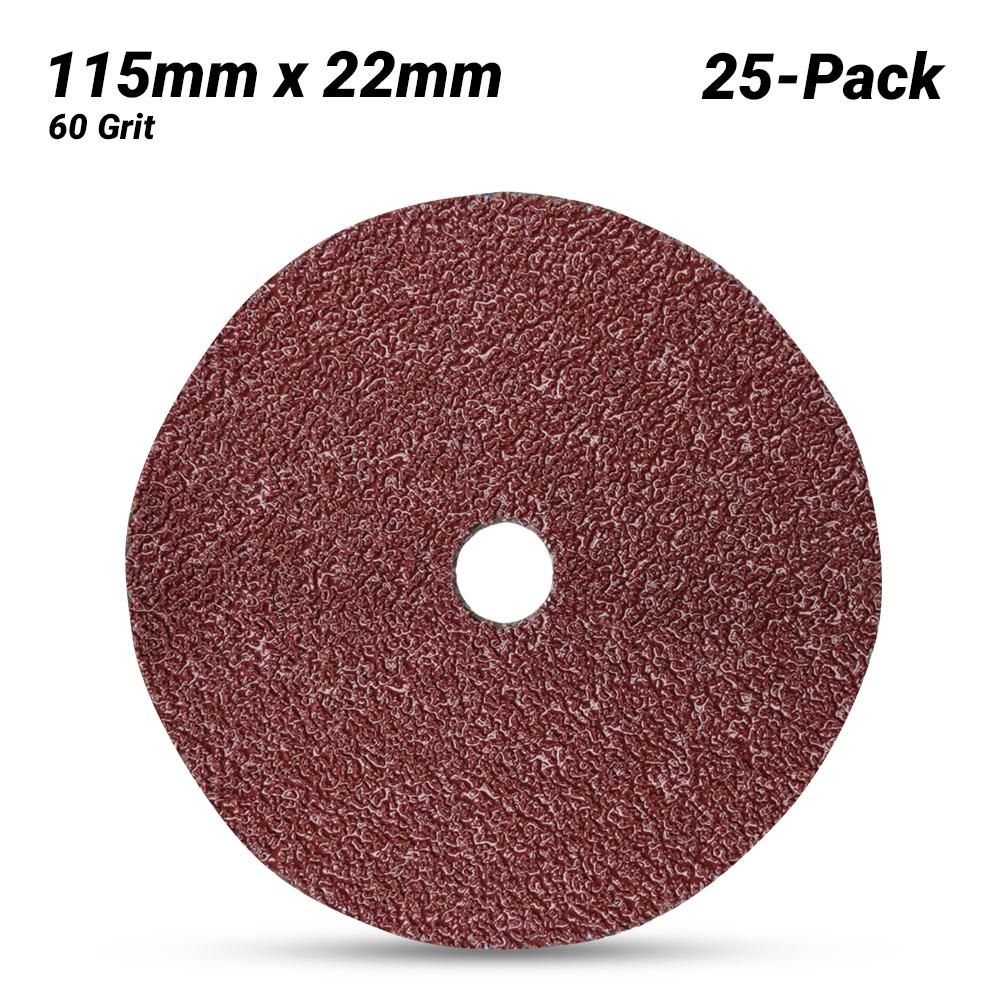 3M 7000028194-25PK (60440229353) 25 Pack 115mm x 22mm Cubitron II 982C 60 Grit Fibre Disc – image 1