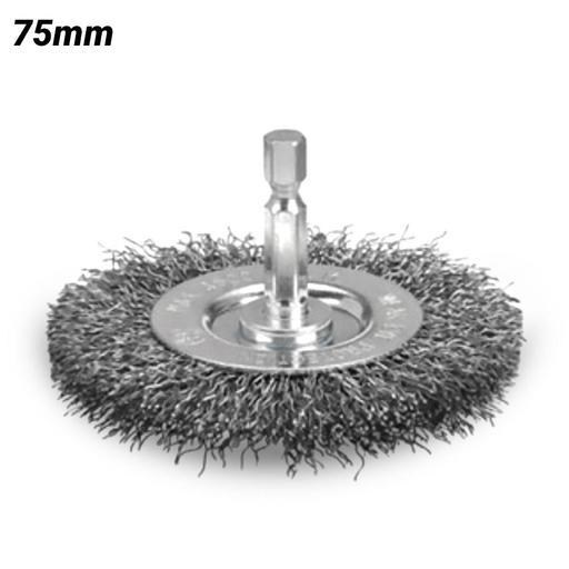 thumbnail image 2 of Bore Brush, Stainless Steel Twisted Wire Cleaning Brush Pipe Cleaner With Hex Shank 2 of 14