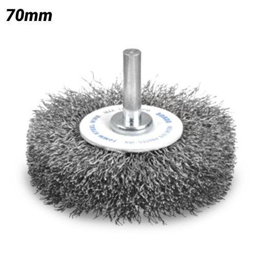 Bordo 5116-7018.3 70mm 0.3mm Steel Wire High Speed Crimp Wire Wheel Brush 