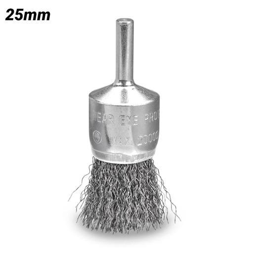Bordo 5114-25.3 25mm 0.3mm Steel Wire High Speed Crimp Wire End Brush