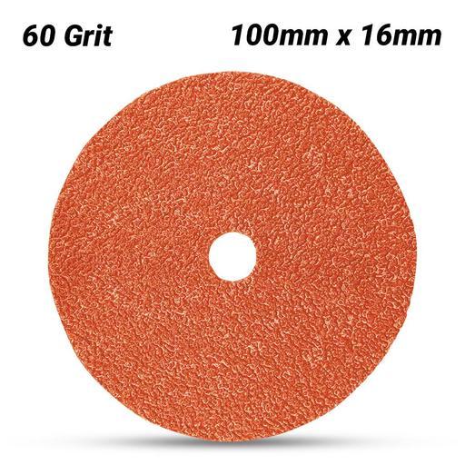 3M 7100099258 (60440313462) 100mm x 16mm Cubitron II 787C 60 Grit Slotted Fibre Disc
