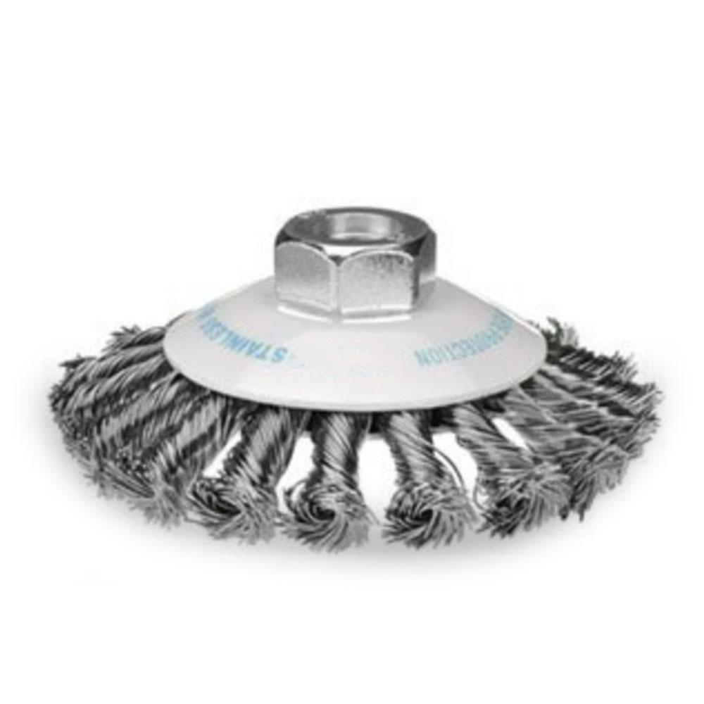 Twisted Knot Wire Brush 100mm - Screwfix