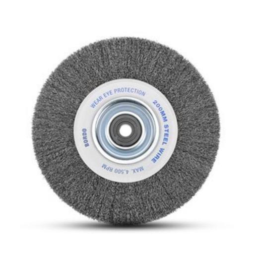 Bordo 5108-200/20.3 200mm 0.3mm Steel Wire Crimp Wire Wheel - 20mm Thickness – image 2