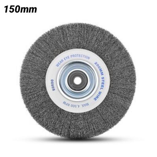 Bordo 5108-150/18.3 150mm 0.3mm Steel Wire Crimp Wire Wheel - 18mm Thickness