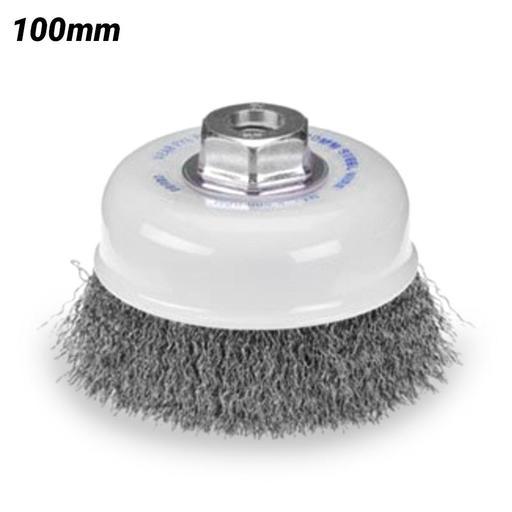 Bordo 5104-100-3.3 100mm 0.30mm Carbon Steel Crimp Wire Cup Brush 