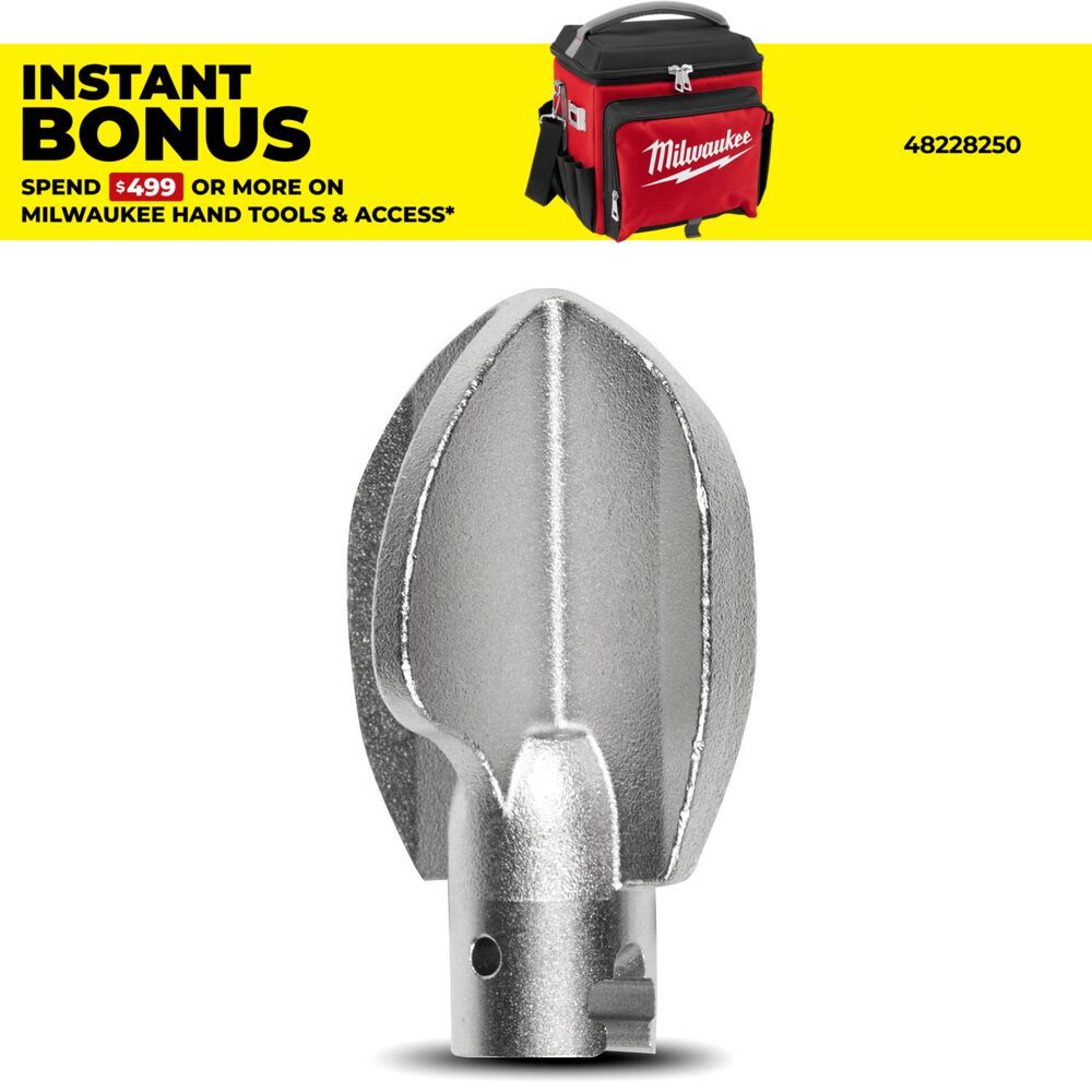 Milwaukee 48534835 Small Opening Tool Attachment for 32mm Sectional Cable to suit M18FSSM32 Sewer Machine – image 1
