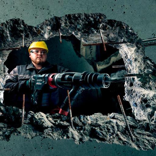 Metabo KHEV 8 45 BL (600766500) 1500W 45mm 8kg Brushless SDS Max Rotary Hammer – image 2