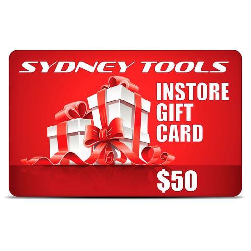 Sydney Tools GC - 50 $50 Instore Gift Card