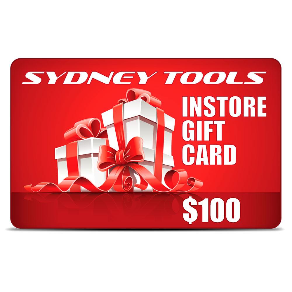 100 100 Instore Gift Card Sydney Tools Gc