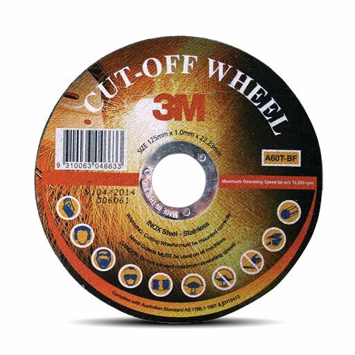 3M 7010029970 (XC002062617) 115mm x 1mm Grit 60 Thin Cut-Off Wheel – image 2