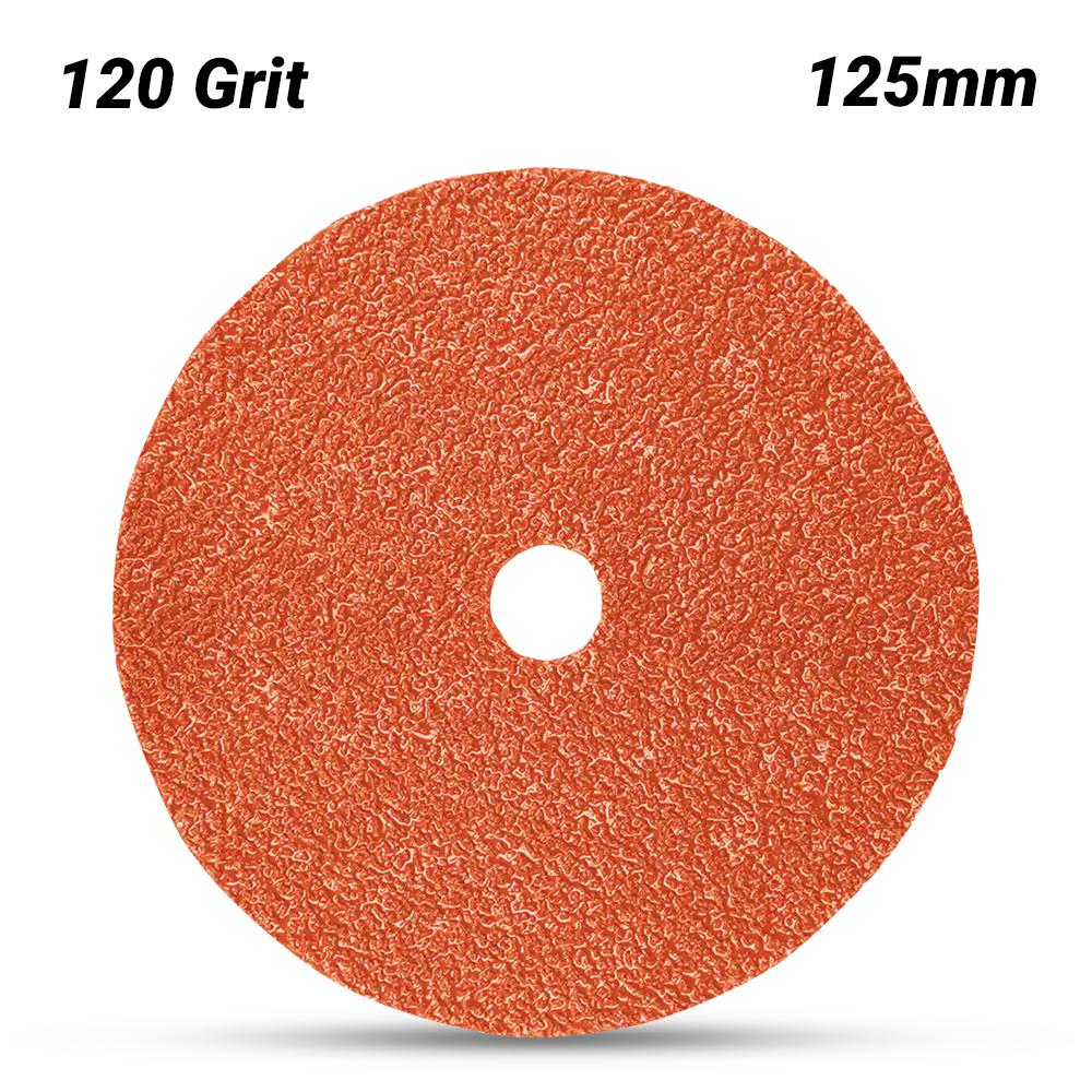 3M 7100099546 (60440313561) 125mm (5") Cubitron II 787C 120 Grit Slotted Fibre Disc – image 1