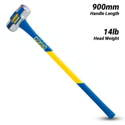Estwing ESH/SF-1436F 900mm (36") 14lb Normalised Sledge Hammer with Fibreglass Handle