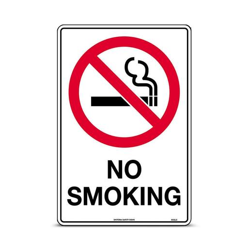 Uniform Safety Signs 402LSM 450mm x 300mm Metal No Smoking Sign – image 2