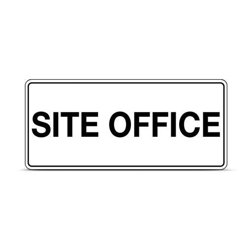 Uniform Safety Signs 953OLP 450mm x 200mm Polypropylene Site Office Sign – image 2