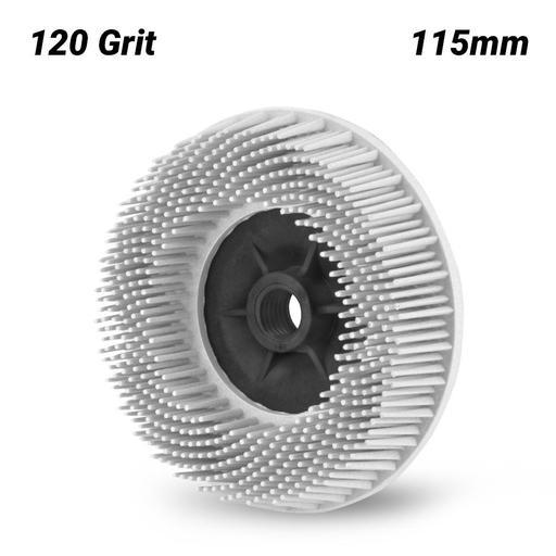 3M 7100138175 (61500139037) 115mm (4.5") 120 Grit Scotch-Brite Radial Bristle Disc