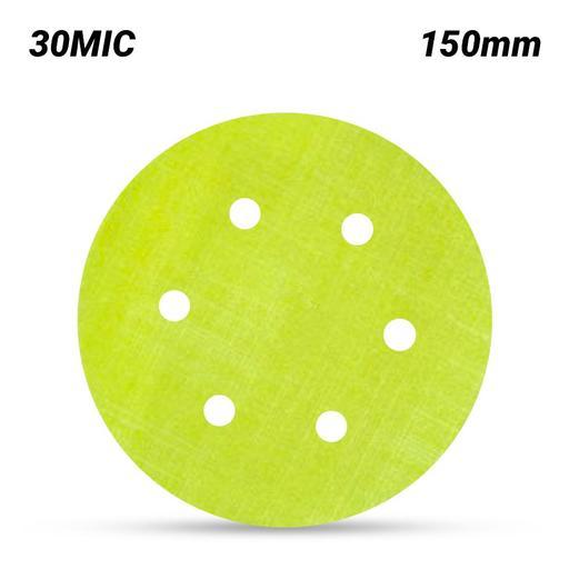 3M 7010325578 (60200006298) 150mm (6") 366L 30MIC Hookit Microfinishing Film Disc Dustless