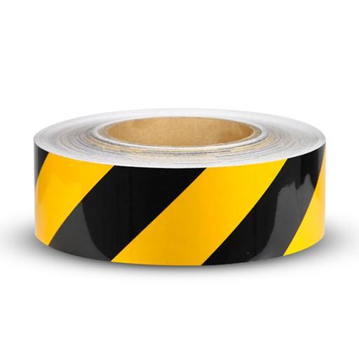 Uniform Safety Signs RT3YB 50mm x 45.7m Class 2 Yellow & Black  Reflective Tape – image 2