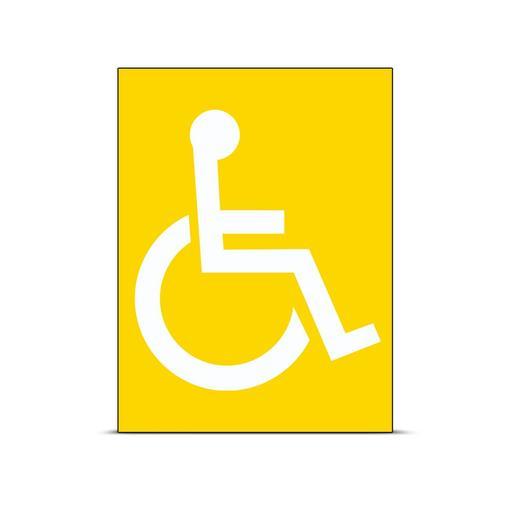 Uniform Safety Signs ST1202 600mm x 450mm Polypropylene Disabled Symbol Stencil – image 2