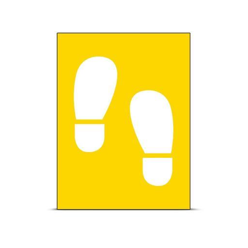 Uniform Safety Signs ST1203 600mm x 450mm Polypropylene Shoe Print Stencil – image 2
