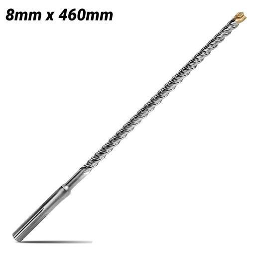 Xtorque X84604 Platinum SDS PLUS 8mm x 460mm Platinum 4 Cutter Drill Bit - MADE IN GERMANY