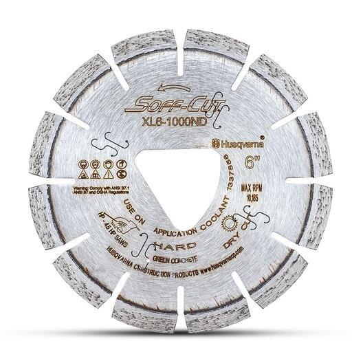 Husqvarna 542756281 (XL6-1000ND) 150mm (6") XL6-1000ND Soff Cut Diamond Blade with Skid Plate – image 3