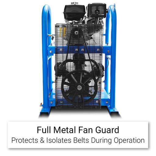Lincoln L25TB 13HP 2 x 5L Heavy Duty Triple Piston Belt Driven Petrol Air Compressor - Powered by HONDA – image 8