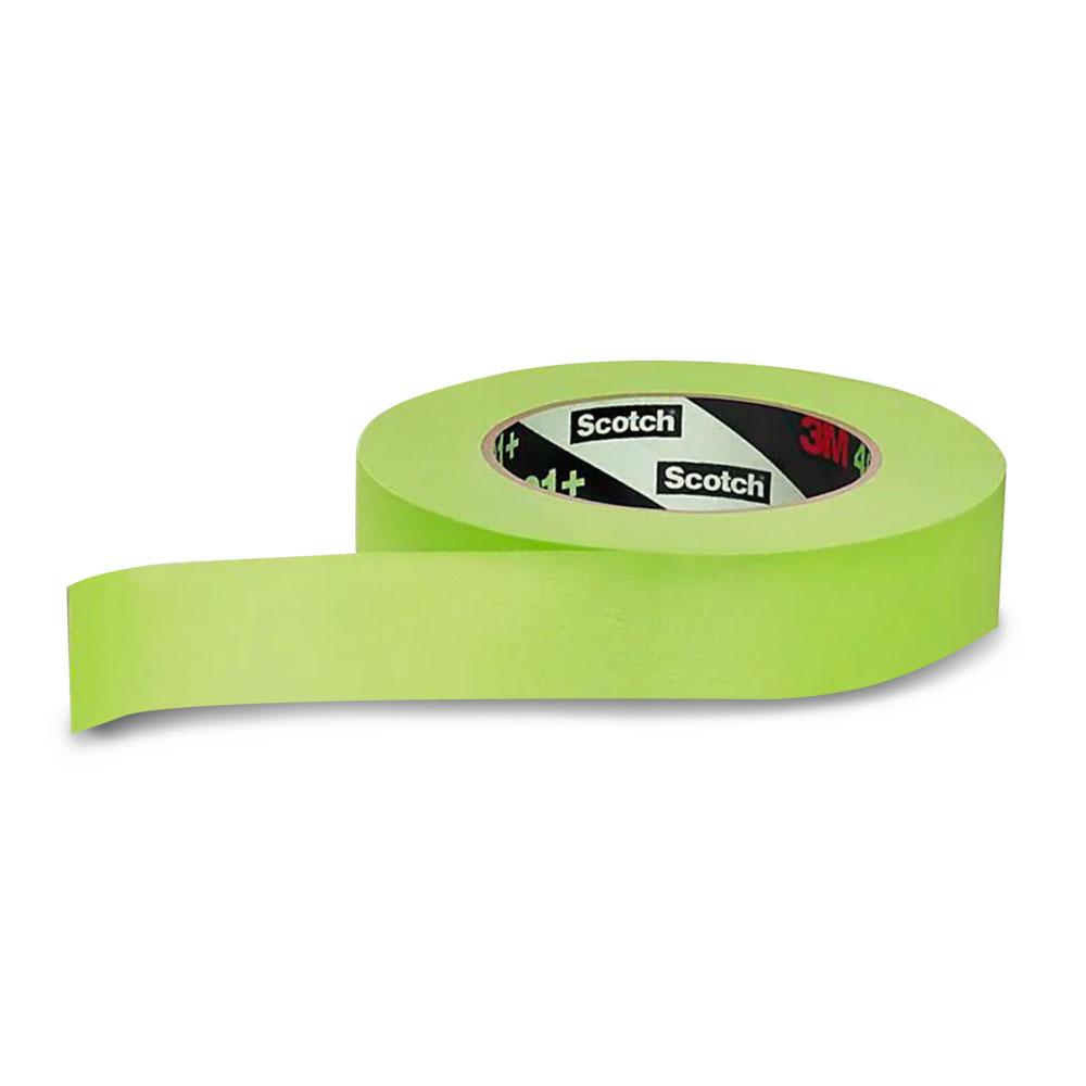 3M 7000124894 (70006745684) 12mm x 55m High Performance Green Masking Tape 401+ – image 2