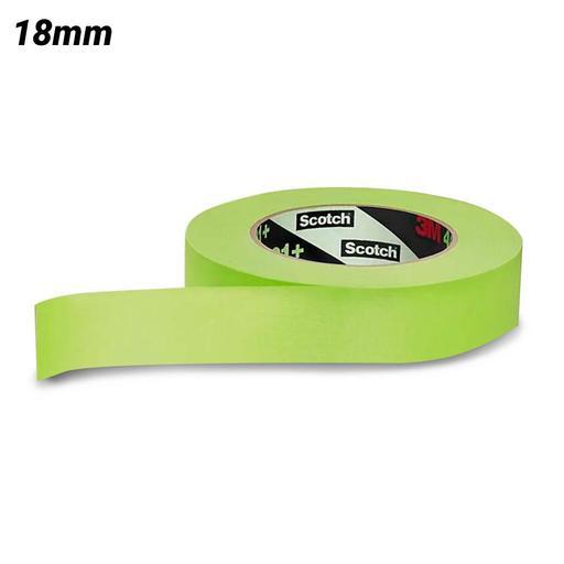 3M 7000124895 (70006745692) 18mm x 55m High Performance Green Masking Tape 401+
