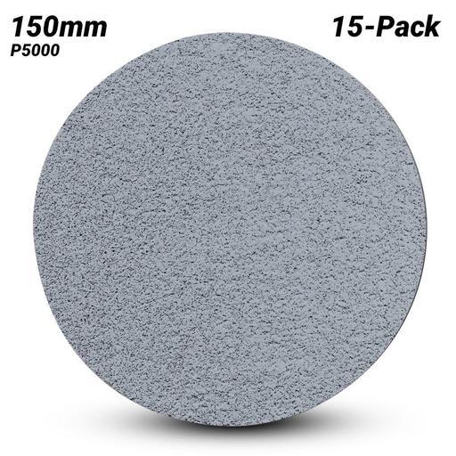 3M 7100003887-15PK (60455067029) 15-Pack 150mm P5000 Grit Trizact Hookit Foam Abrasive Disc
